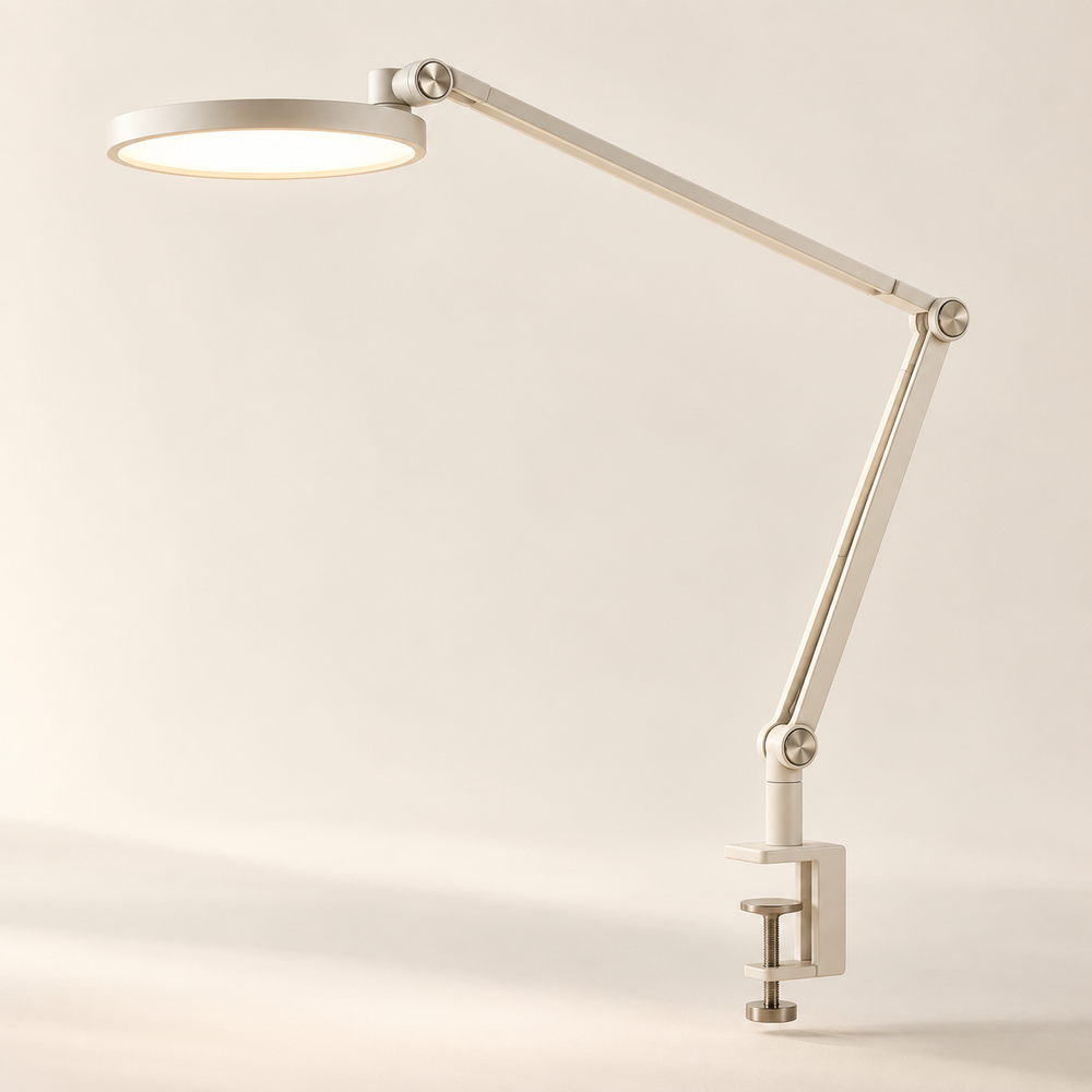 Daglicht klemlamp — conceptvisualisatie a.made Atelier
