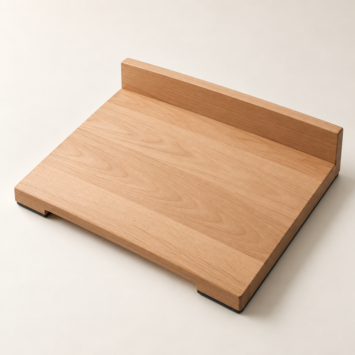 Werkbankhaak A4 voor linosnede — conceptvisualisatie a.made Atelier
