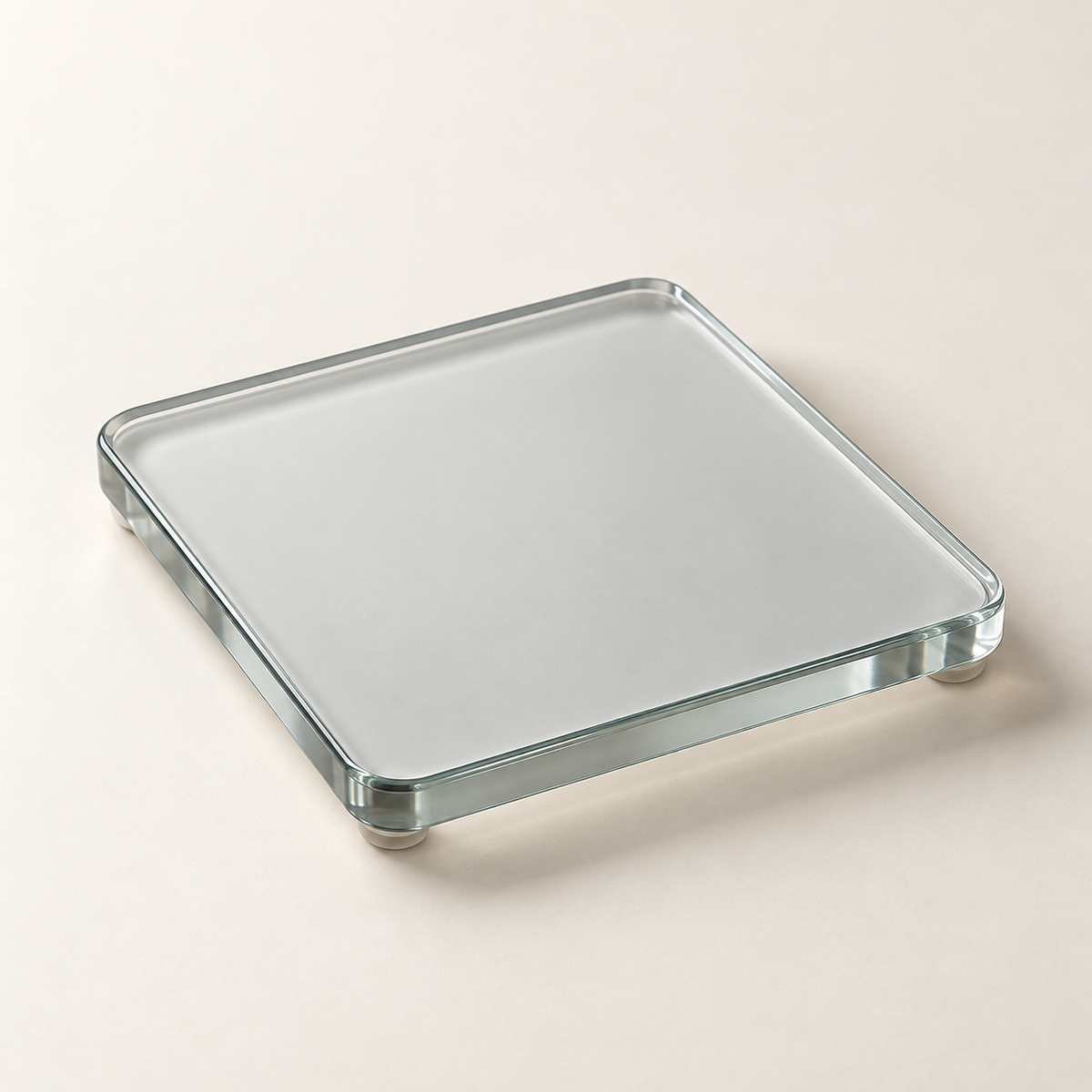 Inktplaat van gehard glas — conceptvisualisatie a.made Atelier