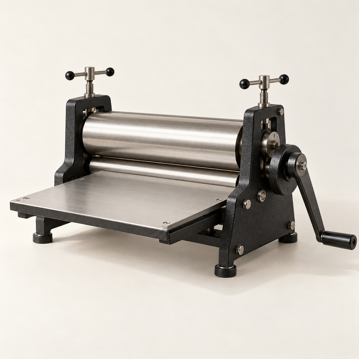 Rolpers voor lino A4 — conceptvisualisatie a.made Atelier
