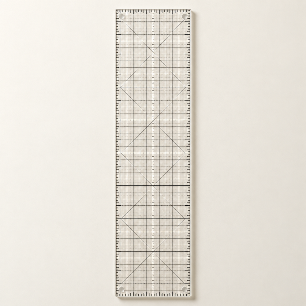 Quiltliniaal 15 x 60 cm — conceptvisualisatie a.made Atelier