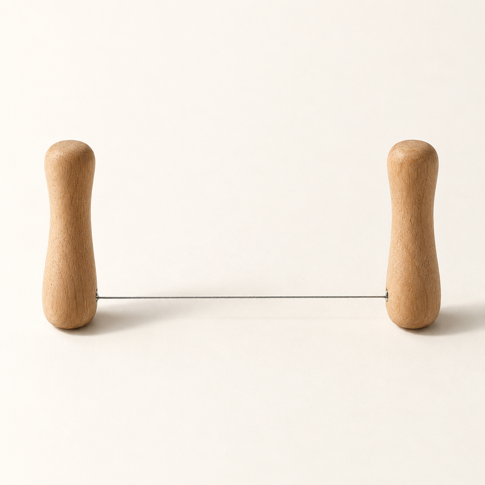 Draadsnijder met houten grepen — conceptvisualisatie a.made Atelier