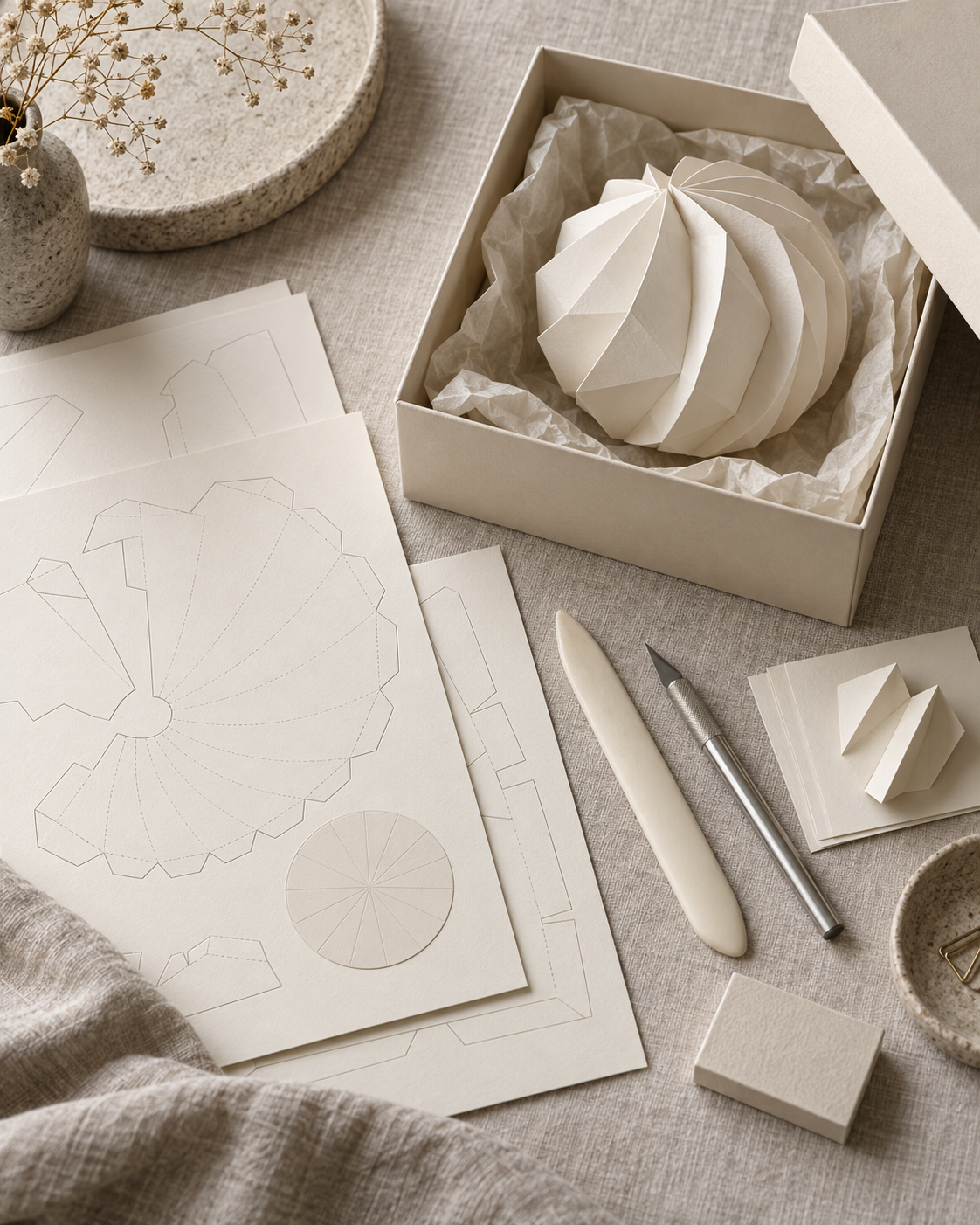 a.made papiersculptuur maakproject beeld 3