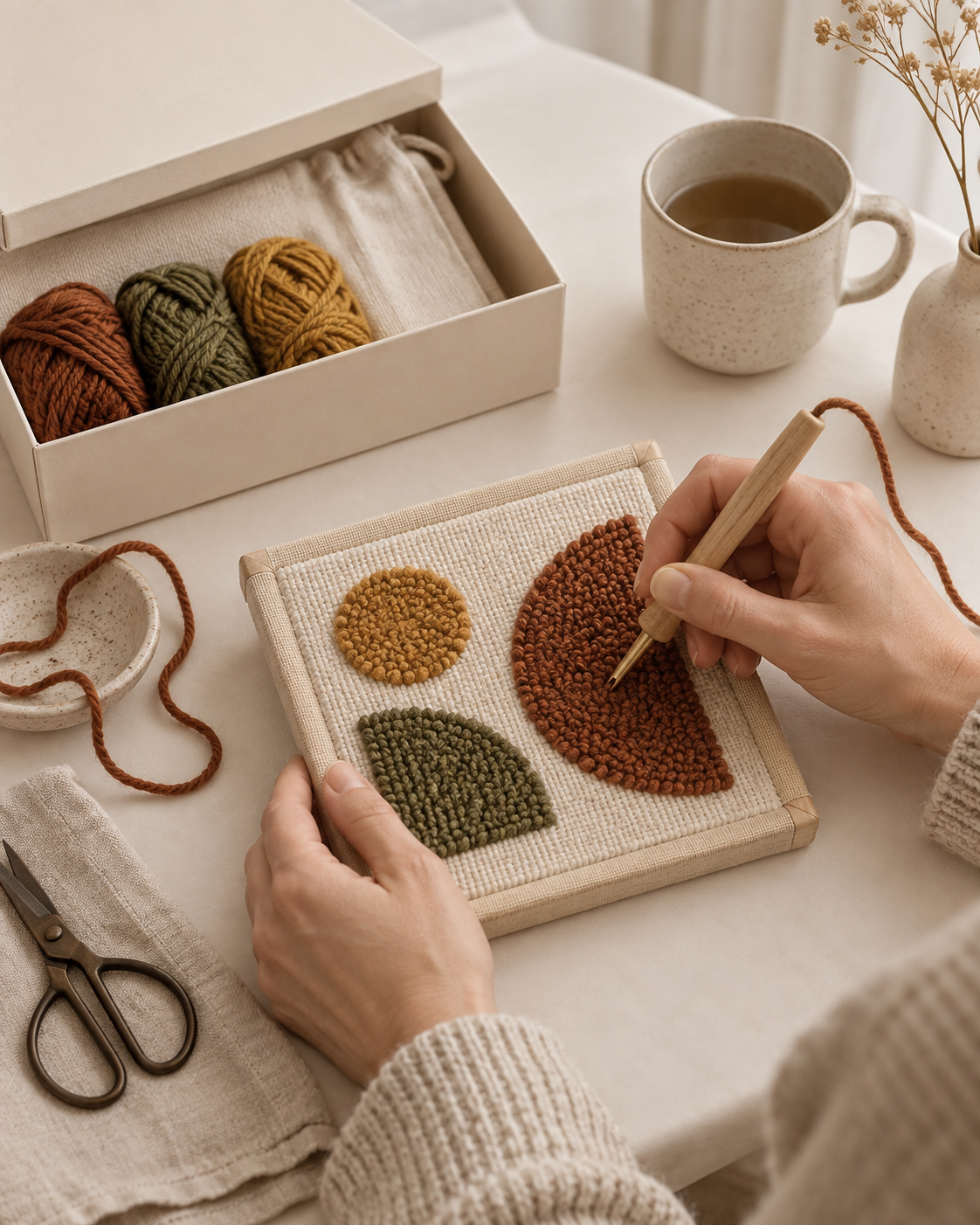 a.made punch-needle maakproject beeld 2