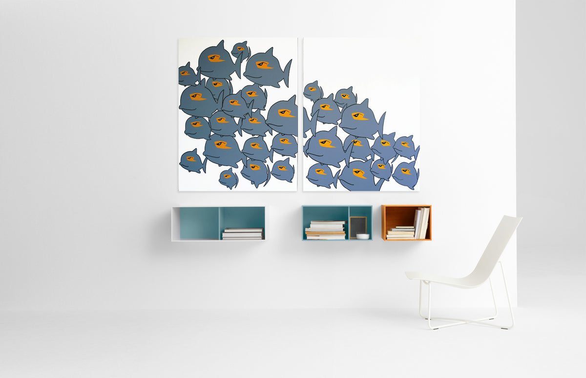 Great Migrations — origineel schilderij van Anouk Linders