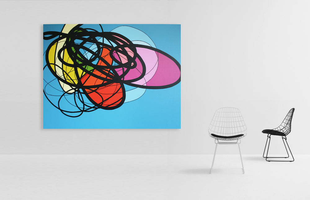 Violent Hour — origineel schilderij van Donut Design