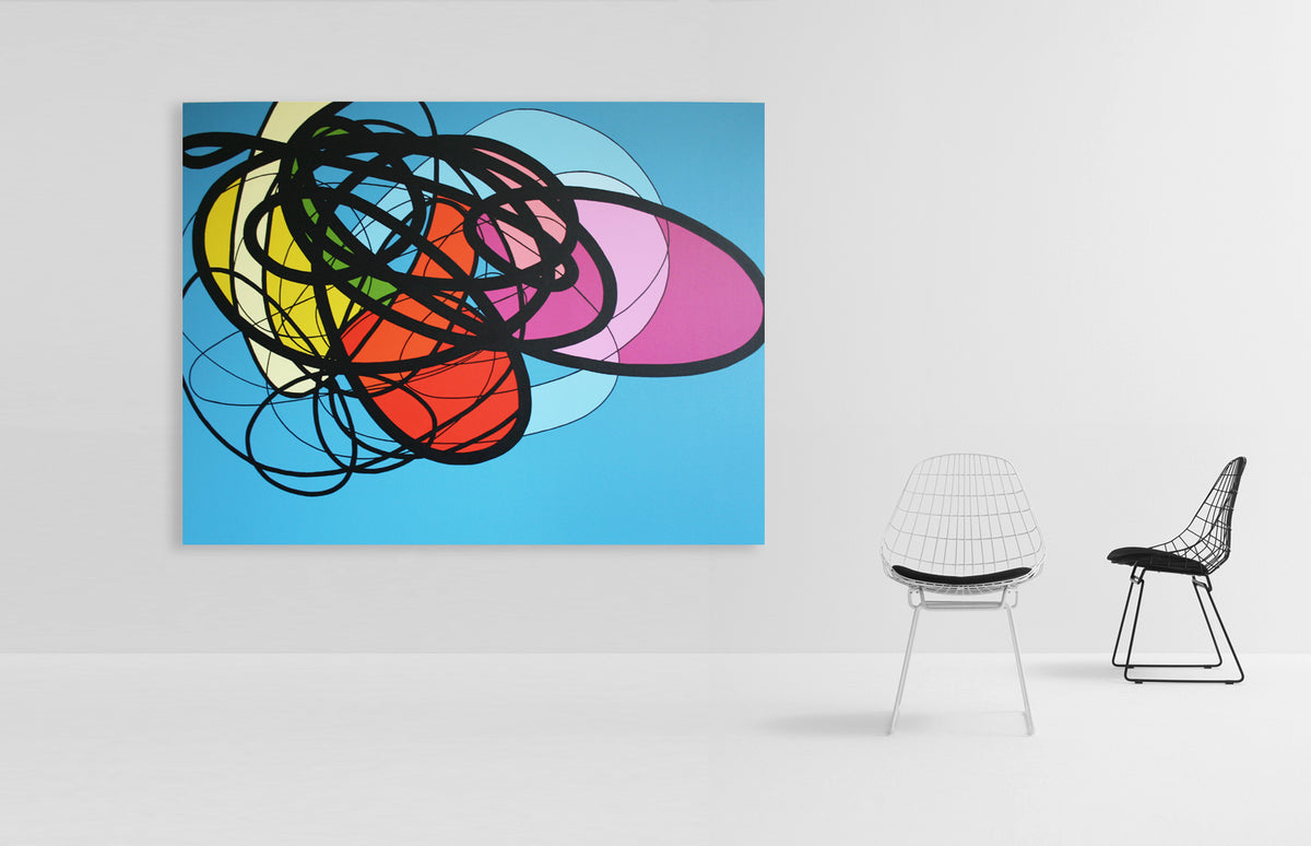 Violent Hour — origineel schilderij van Anouk Linders